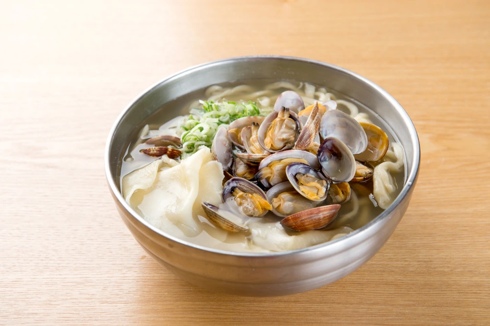 명품상무팥죽 본점 명품 바지락수제비 메뉴 사진